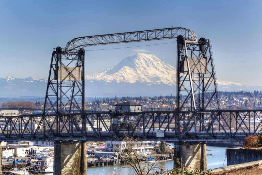 A Community Approach to Security: Electric Perimeter Fencing in Tacoma 55287 snowy mountain viewed through urban bridge 2025 04 03 08 55 32 utc