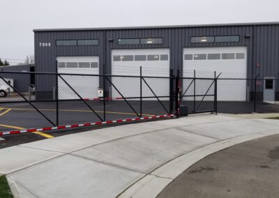 Cantilever gate 24 opening