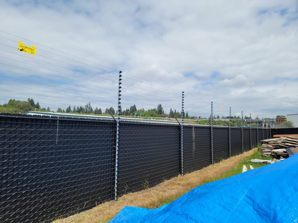 Electric Fence for Construction Site Security - SGA