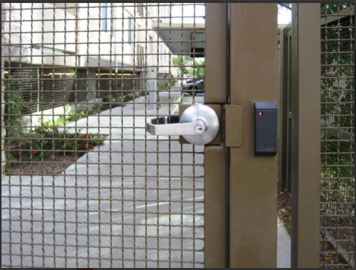 A contolled gate access control system