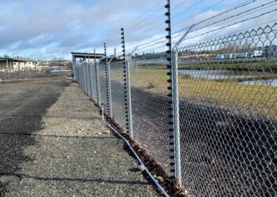portable fencing made of chain link